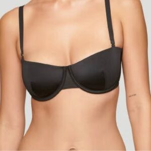 CUUP black satin balconette bra size 40G